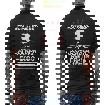 サバイバーズクラブ 大腸がん大腸切除手術 メンズTシャツ バックプリント - Kawaiitshirt