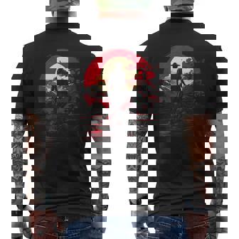 サムライ・カタナ 名誉 武道 日本語 メンズTシャツ バックプリント - Kawaiitshirt