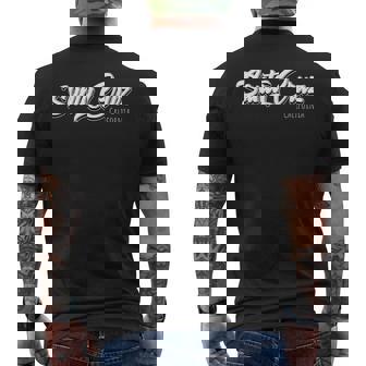 サンタクルーズ カリフォルニア ヴィンテージ レトロ 80Er メンズTシャツ バックプリント - Kawaiitshirt