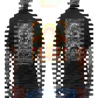 サンタ・ムエルテ・サン・デス メンズTシャツ バックプリント - Kawaiitshirt