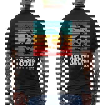 サーフ 茨城 日本 ビーチ ヴィンテージ レトロ サーフィン メンズTシャツ バックプリント - Kawaiitshirt