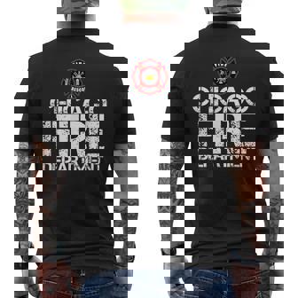 シカゴ消防署tシャツ ファイヤーハウス メンズTシャツ バックプリント - Kawaiitshirt