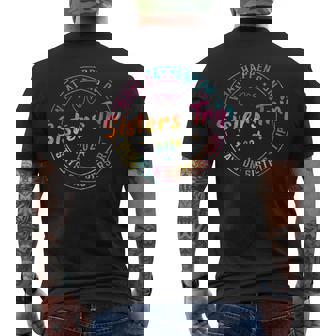 シスターズウィークエンドシスターズトリップ2025で何が起こるか メンズTシャツ バックプリント - Kawaiitshirt