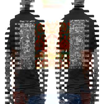 シッダ ラクシュミ チベット仏教 タンカ 曼荼羅 仏教 メンズTシャツ バックプリント - Kawaiitshirt