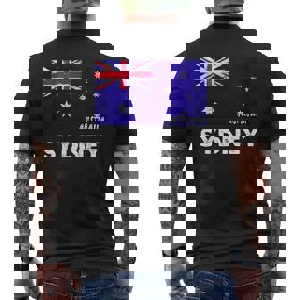 シドニー オーストラリア国旗ジャージ メンズTシャツ バックプリント - Kawaiitshirt