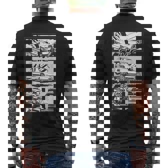 シビック例6日本車 メンズTシャツ バックプリント - Kawaiitshirt