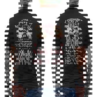 シベリアの森の猫猫の愛を言う面白い猫 メンズTシャツ バックプリント - Kawaiitshirt