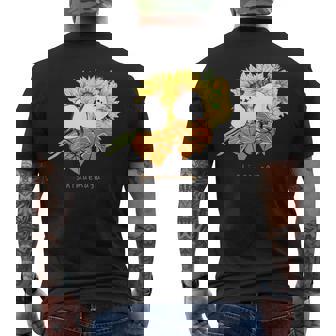 シマエナガ メンズTシャツ バックプリント - Kawaiitshirt