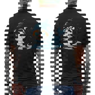 シャチの猫 コスチューム メンズTシャツ バックプリント - Kawaiitshirt