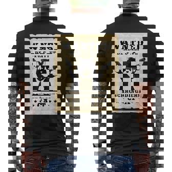 シュレディンガーの猫 物理学 パラドックス 量子力学 科学 メンズTシャツ バックプリント - Kawaiitshirt