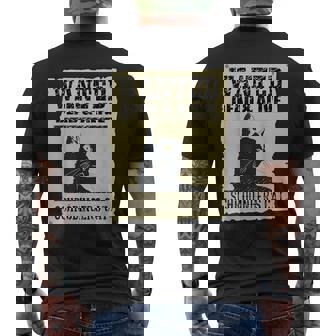 シュレディンガーキャット メンズTシャツ バックプリント - Kawaiitshirt