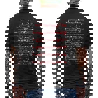 ショパンの革命的なエチュードピアノピアニスト。 メンズTシャツ バックプリント - Kawaiitshirt