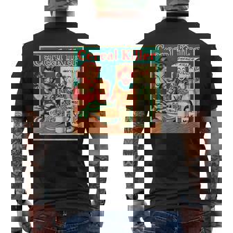 シリアル シリアル キラー 音声しゃれ ホラー コア ミッドセンチュリー メンズTシャツ バックプリント - Kawaiitshirt