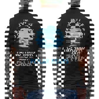 シロクマ メンズTシャツ バックプリント - Kawaiitshirt