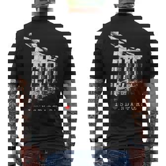 シンガポール マリーナベイ ヴィンテージ スカイライン アジア アイラブシンガポール I Loveingapore メンズTシャツ バックプリント - Kawaiitshirt