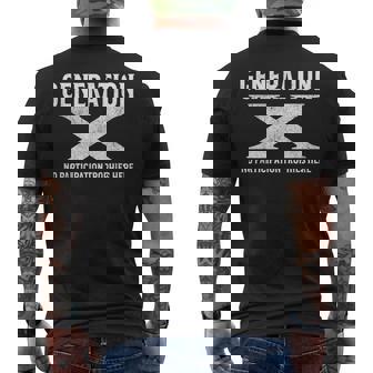 ジェネレーションx メンズTシャツ バックプリント - Kawaiitshirt