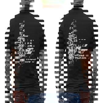 ジャズ・サックス レッツ・ジャズ・シング・アップlet's Jazz Thing Up メンズTシャツ バックプリント - Kawaiitshirt