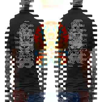 ジャニス・ジョプリン パールアールヌーボー 蓮の花 メンズTシャツ バックプリント - Kawaiitshirt