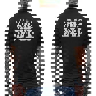 ジャニス・ジョプリン、ジャニス・ジョプリンを聴く メンズTシャツ バックプリント - Kawaiitshirt