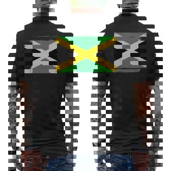 ジャマイカ国旗ジャマイカ メンズTシャツ バックプリント - Kawaiitshirt