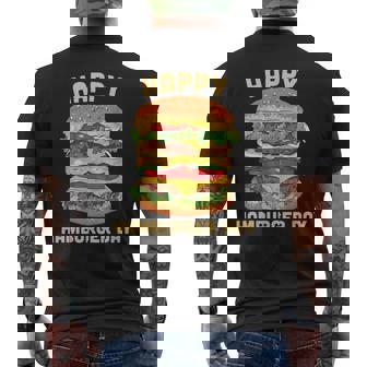 ジャンクフード チーズバーガー ハンバーガー デイバーガーフライ メンズTシャツ バックプリント - Kawaiitshirt