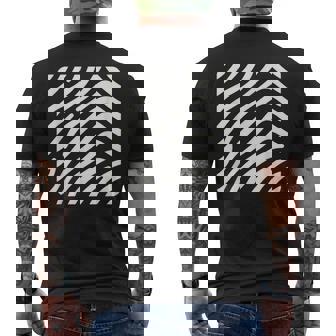 ジャングル ゼブラ柄 ゼブラ コスチューム カーニバル イリュージョン ゼブラ メンズTシャツ バックプリント - Kawaiitshirt