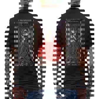 ジャン・ファン・エイク作 ルッカ・マドンナ 1436 メンズTシャツ バックプリント - Kawaiitshirt