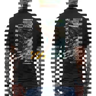 ジュラシック・ワールド再生モササウルス メンズTシャツ バックプリント - Kawaiitshirt