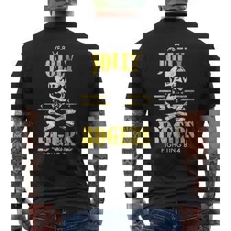 ジョリー・ロジャースf-84 苦難 メンズTシャツ バックプリント - Kawaiitshirt