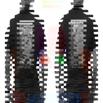 ジョン・ポークがファニー・アンサー・コール・フォンをかけている メンズTシャツ バックプリント - Kawaiitshirt