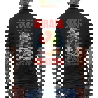 ジラファセレストレ-イタリアンブレインロットミーム メンズTシャツ バックプリント - Kawaiitshirt