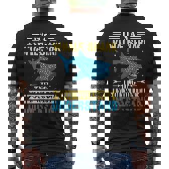 ジンベイザメのことは理解できないジンベイザメです。 メンズTシャツ バックプリント - Kawaiitshirt