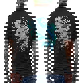 ジンベイザメシャツボーイズジンベイザメギフトガールズスキューバダイビング メンズTシャツ バックプリント - Kawaiitshirt