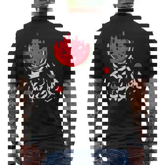 スイカ パレスチナ スイカ パレスチナコレクション メンズTシャツ バックプリント - Kawaiitshirt