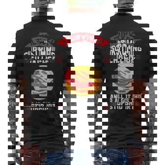 スウェーデンのシュールストレミング・チャレンジを生き延びた メンズTシャツ バックプリント - Kawaiitshirt