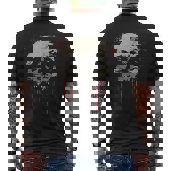 スカルのみのグラフィック。 メンズTシャツ バックプリント - Kawaiitshirt