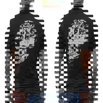 スカルスラッシャーヘッド メンズTシャツ バックプリント - Kawaiitshirt