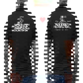 スクワットが大好き メンズTシャツ バックプリント - Kawaiitshirt