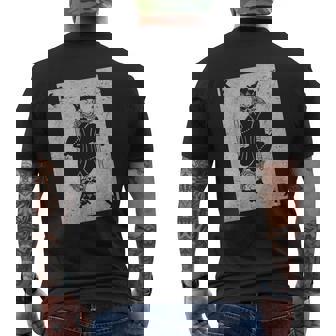 スケルトントランプキングギャンブル死神 メンズTシャツ バックプリント - Kawaiitshirt