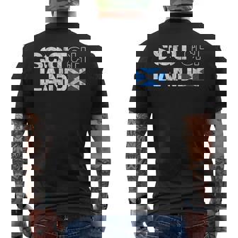 スコットランド国旗 スコッチ ウイスキー おもしろい スコットランド ギフト メンズTシャツ バックプリント - Kawaiitshirt