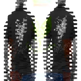 スズラン。 メンズTシャツ バックプリント - Kawaiitshirt