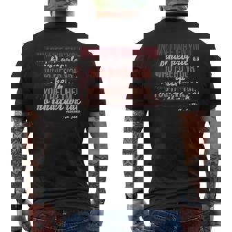 スターウォーズ アソーカ タノ 引用句 シルエット付き メンズTシャツ バックプリント - Kawaiitshirt