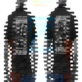 スターウォーズ クラシック アナキン・スカイウォーカー フォトコラージュポスター メンズTシャツ バックプリント - Kawaiitshirt