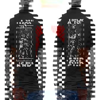 スターウォーズ クラシック 父の日 I Am Your Father 胸ポスター メンズTシャツ バックプリント - Kawaiitshirt