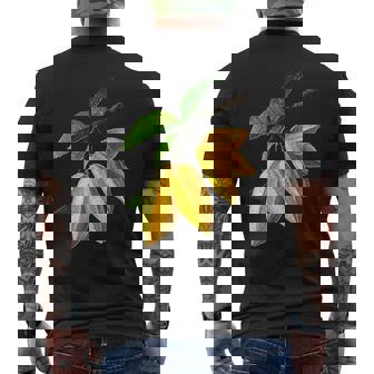 スターフルーツ フルーツ モチーフ イラスト スターフルーツ メンズTシャツ バックプリント - Kawaiitshirt