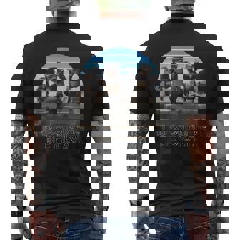 スター・ウォーズ マンダロリアン 大丈夫 レトロショット メンズTシャツ バックプリント - Kawaiitshirt