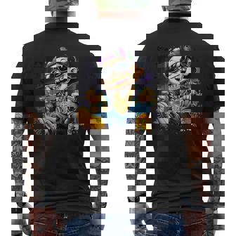 ストリートスタイル ヒップホップ ギャング トラップ ボーイ ラッパー メンズTシャツ バックプリント - Kawaiitshirt