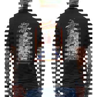 ストリートファイターポスターカバー 壮大なバトルロイヤル 象徴的なゲーマー メンズTシャツ バックプリント - Kawaiitshirt