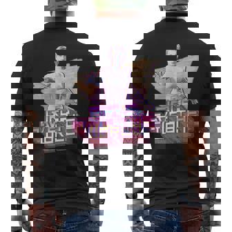 ストレンジャー・シングス イレブン シンセウェーブ ガールズ セーブ ワールド レトロ 80年代 メンズTシャツ バックプリント - Kawaiitshirt