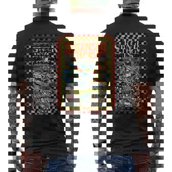 ストレンジャー・シングス プロモ コミック イレブン リンク O マニア レトロ 80年代 メンズTシャツ バックプリント - Kawaiitshirt